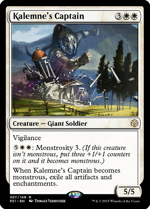 Kalemne's Captain - Legendary Cube Prize Pack Rare Card