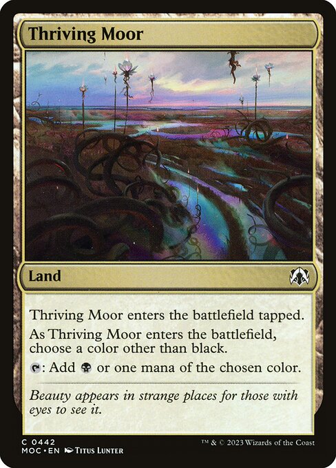 Thriving Moor - March of the Machine Commander Common Card