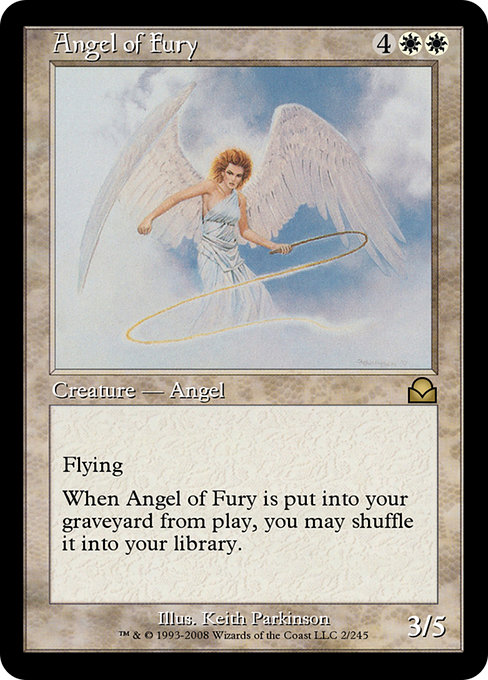 Angel of Fury - Masters Edition II Rare Card