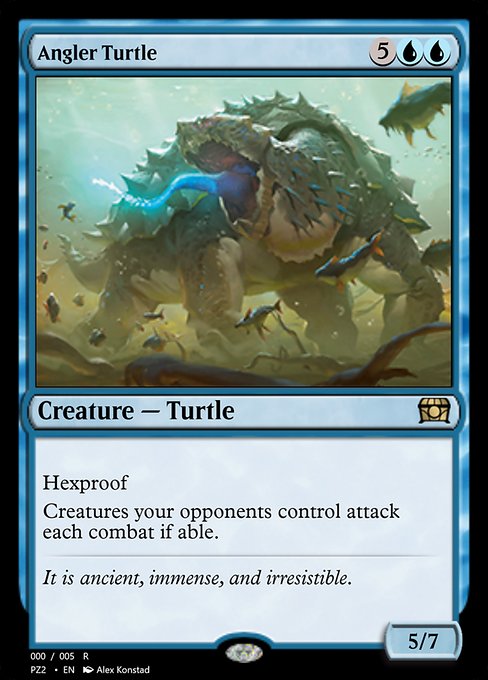 Angler Turtle - Treasure Chest Rare Card