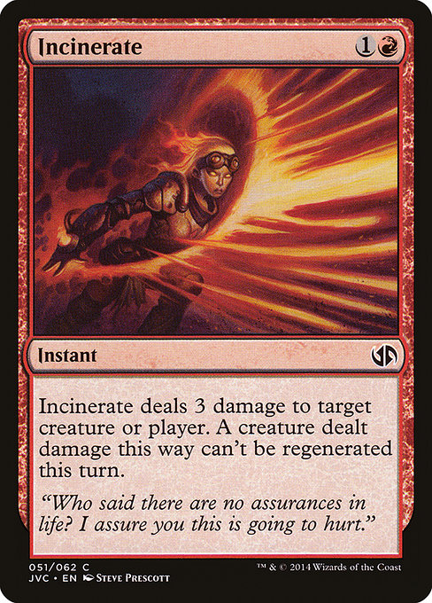 Incinerate - Duel Decks Anthology: Jace vs. Chandra Common Card