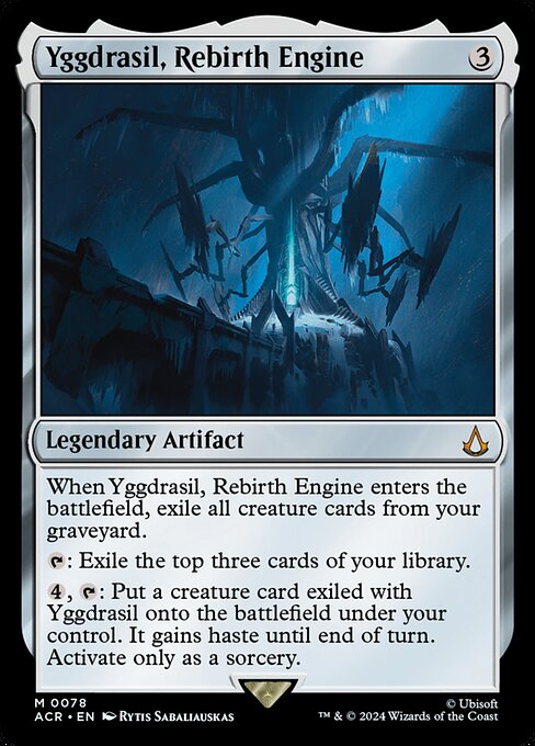 Yggdrasil, Rebirth Engine - Assassin's Creed Mythic Card