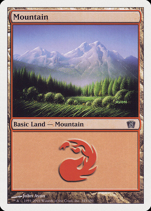 Mountain - Eighth Edition Common Card