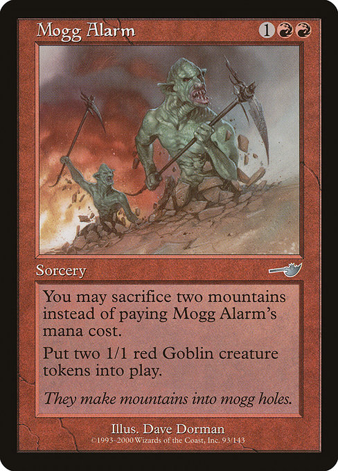 Mogg Alarm - Nemesis Uncommon Card