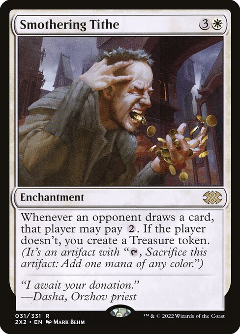 Smothering Tithe - Double Masters 2022 Rare Card