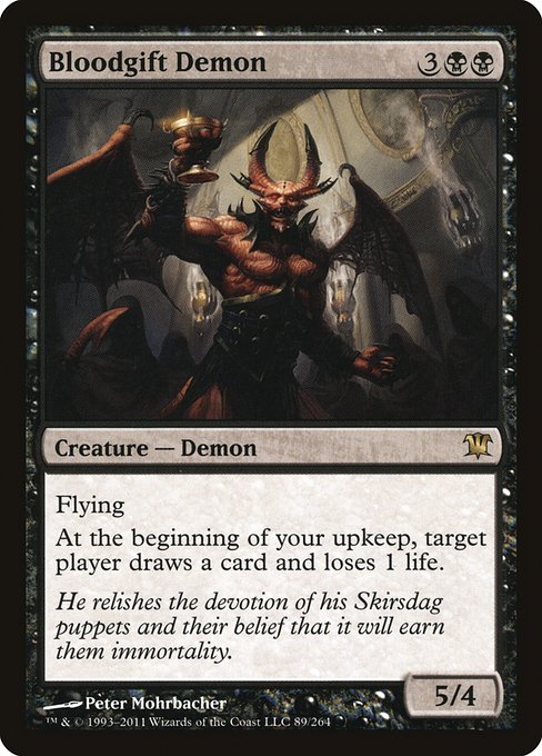 Bloodgift Demon - Innistrad Rare Card