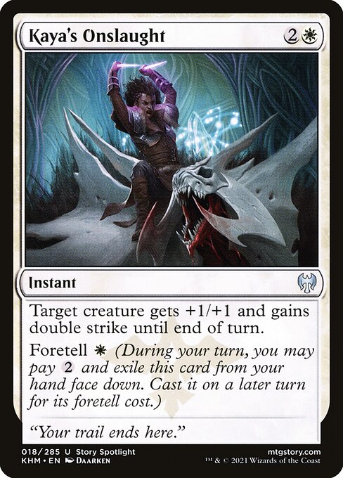 Kaya's Onslaught - Kaldheim Uncommon Card