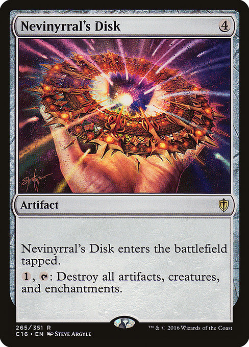 Nevinyrral's Disk - Commander 2016 Rare Card