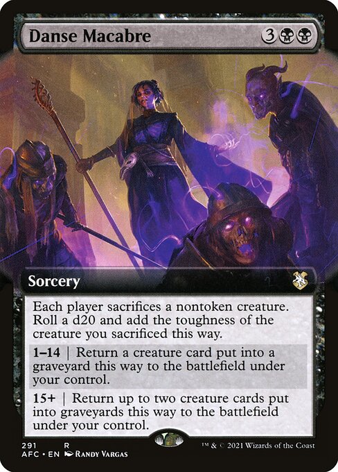 Danse Macabre - Forgotten Realms Commander Rare Card