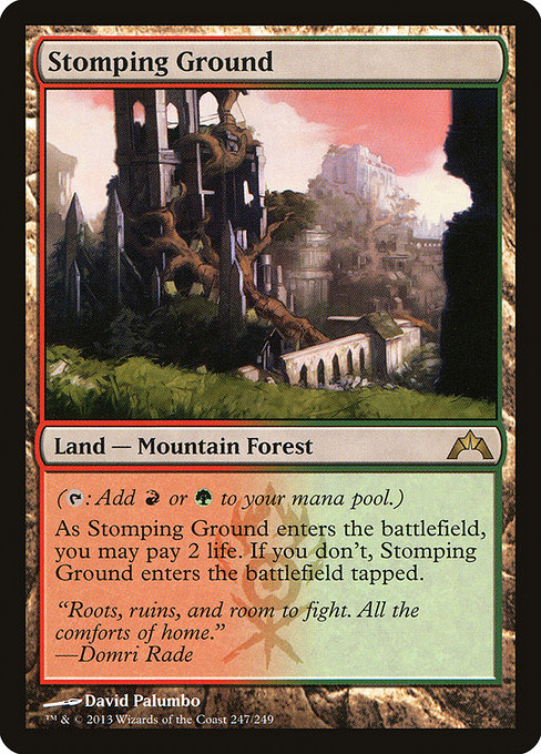 Stomping Ground - Gatecrash Rare Card