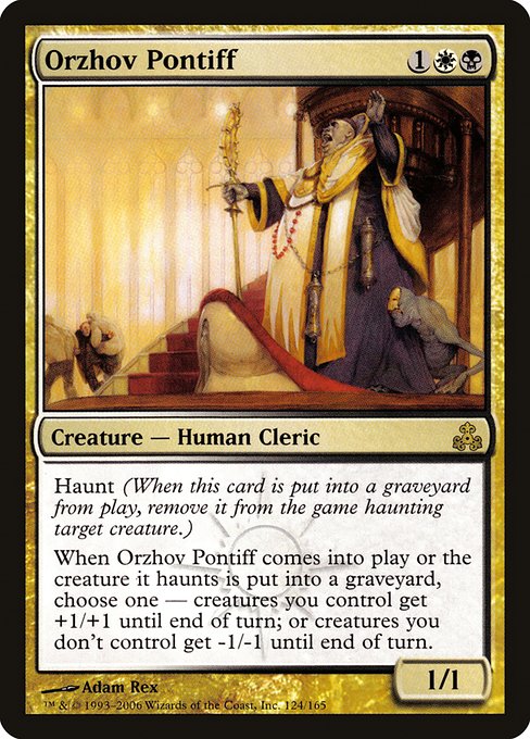Orzhov Pontiff - Guildpact Rare Card
