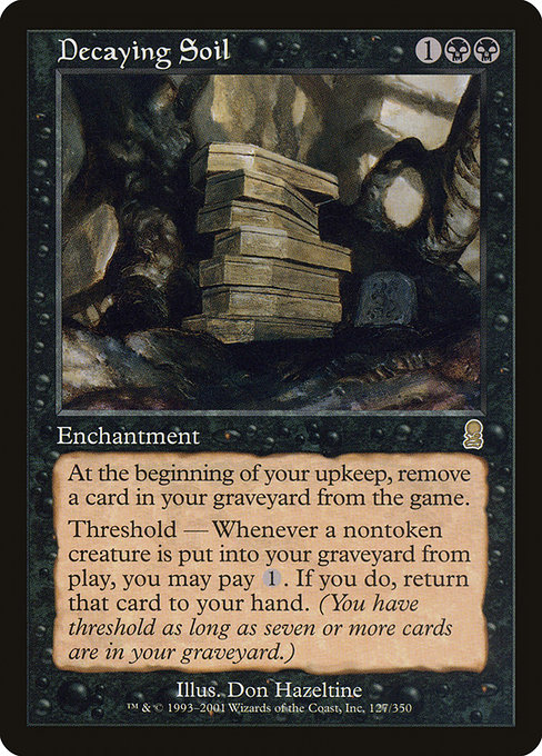 Decaying Soil - Odyssey Rare Card