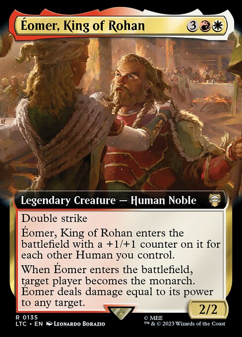 Éomer, King of Rohan - Tales of Middle-earth Commander Rare Card