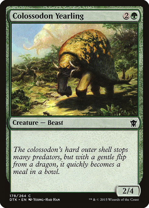 Colossodon Yearling - Dragons of Tarkir Common Card