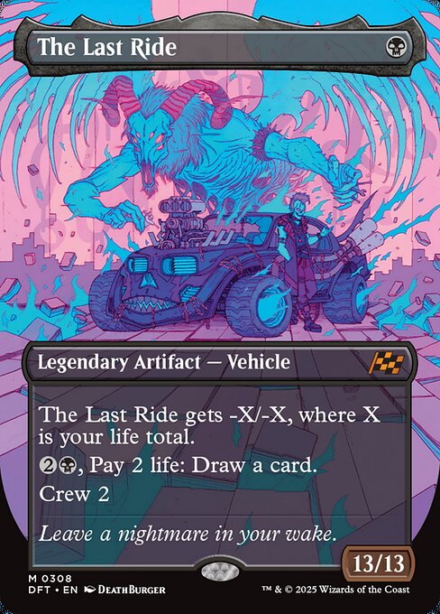 The Last Ride - Aetherdrift Mythic Card
