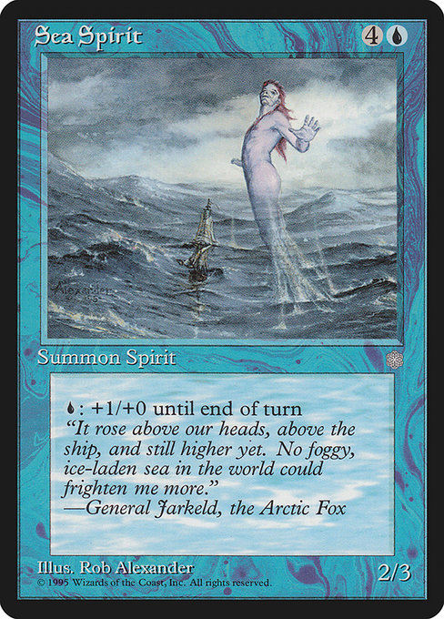 Sea Spirit - Ice Age Uncommon Card