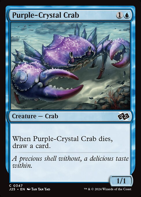 Purple-Crystal Crab - Foundations Jumpstart Common Card