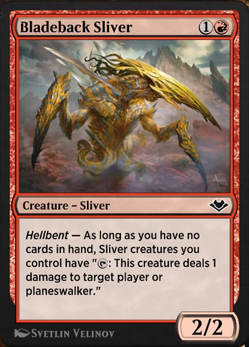 Bladeback Sliver - Jumpstart: Historic Horizons Common Card