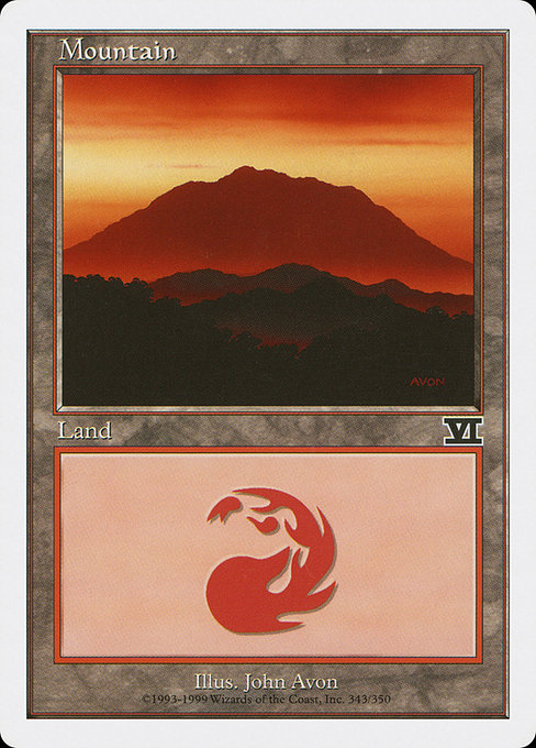 Mountain - Classic Sixth Edition Common Card