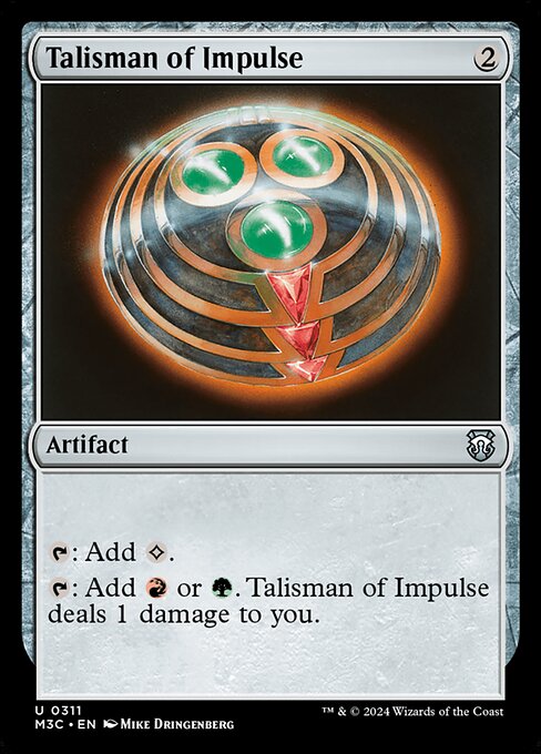 Talisman of Impulse - Modern Horizons 3 Commander Uncommon Card