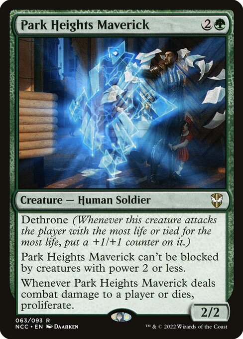 Park Heights Maverick - New Capenna Commander Rare Card