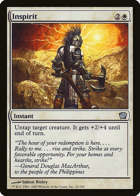 Inspirit - Ninth Edition Uncommon Card