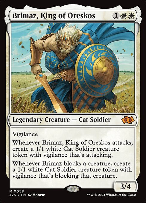 Brimaz, King of Oreskos - Foundations Jumpstart Mythic Card