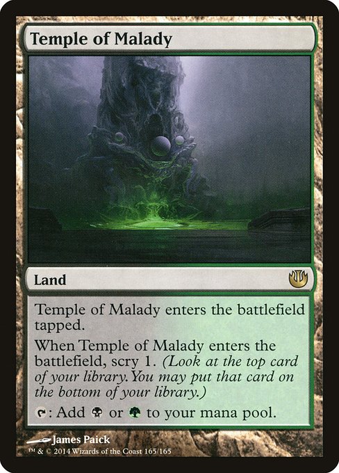 Temple of Malady - Journey into Nyx Rare Card