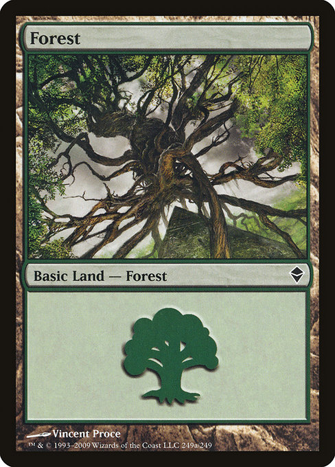 Forest - Zendikar Common Card