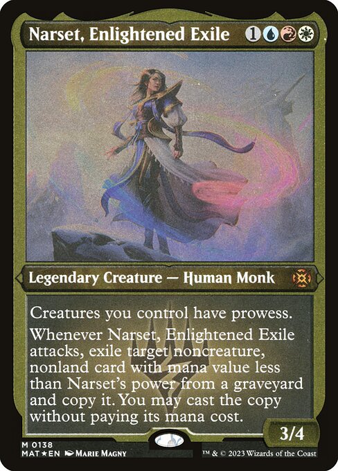 Narset, Enlightened Exile - March of the Machine: The Aftermath Mythic Card