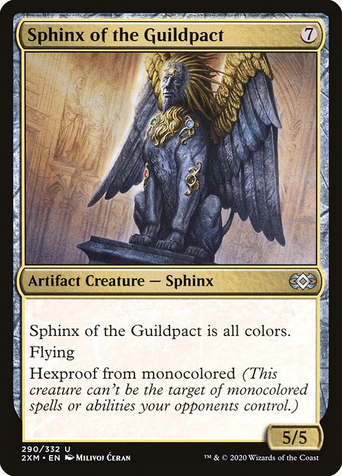 Sphinx of the Guildpact - Double Masters Uncommon Card