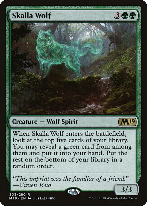 Skalla Wolf - Core Set 2019 Rare Card