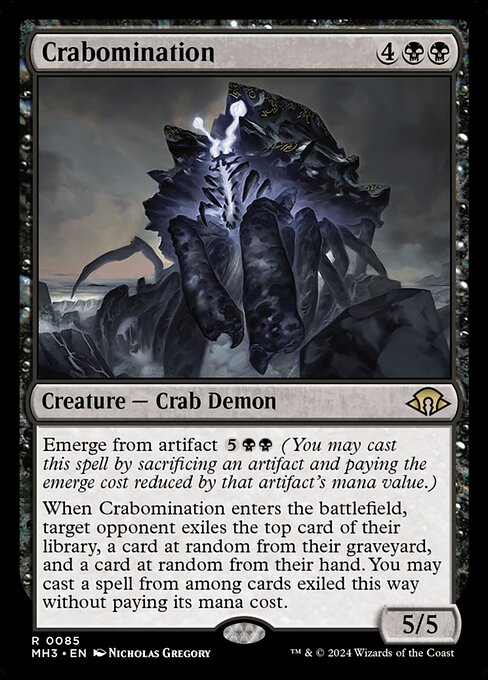 Crabomination - Modern Horizons 3 Rare Card