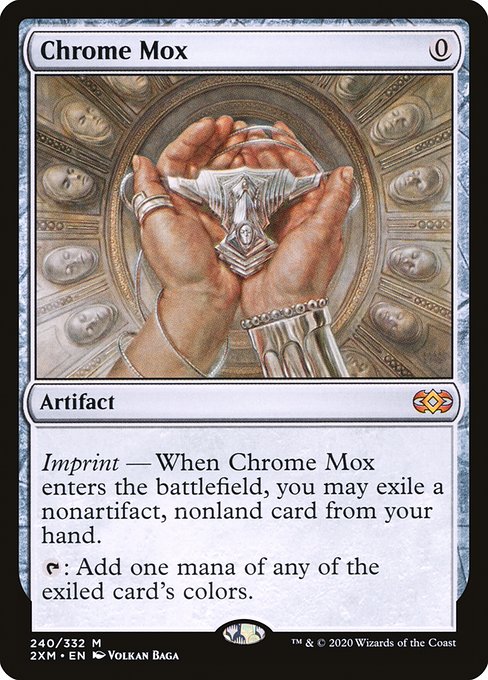 Chrome Mox - Double Masters Mythic Card