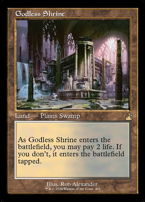 Godless Shrine - Ravnica Remastered Rare Card