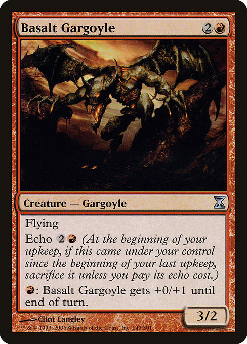 Basalt Gargoyle - Time Spiral Uncommon Card