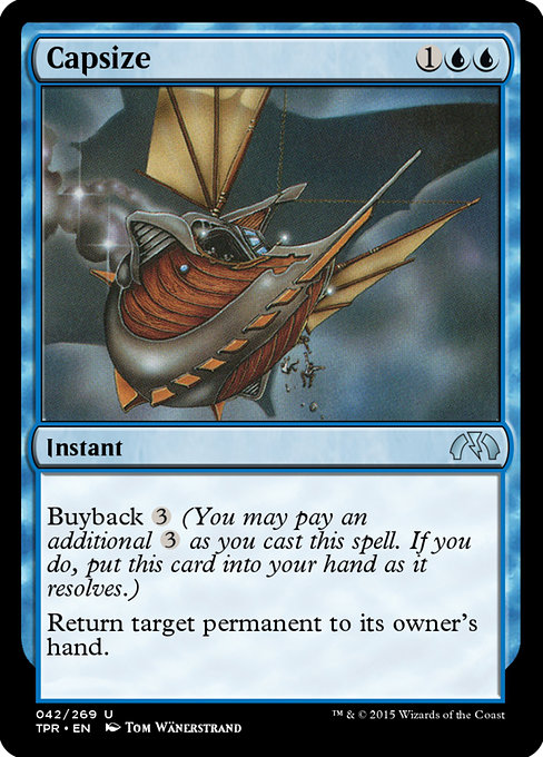 Capsize - Tempest Remastered Uncommon Card