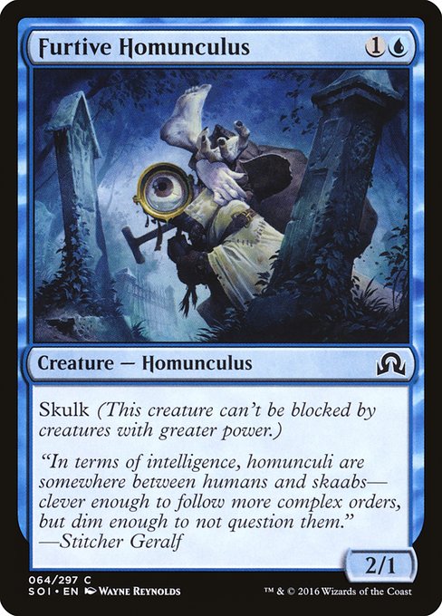 Furtive Homunculus - Shadows over Innistrad Common Card