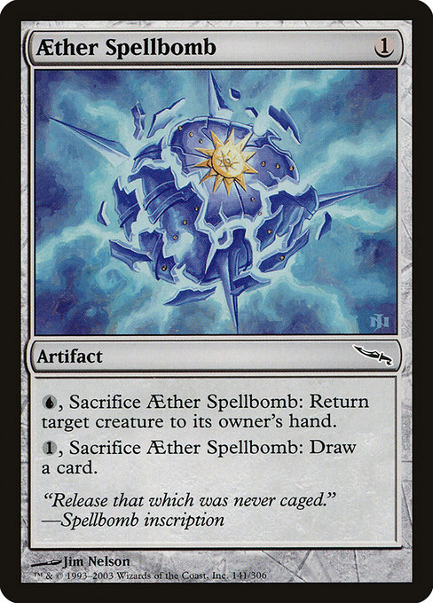 Aether Spellbomb - Mirrodin Common Card