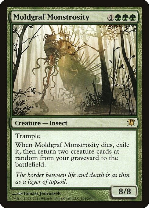 Moldgraf Monstrosity - Innistrad Rare Card
