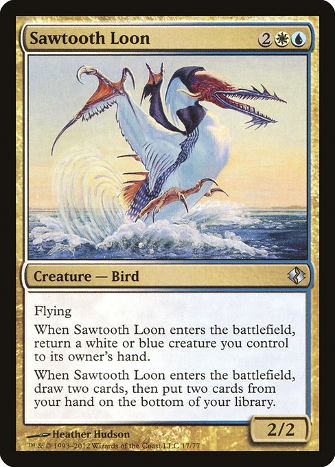 Sawtooth Loon - Duel Decks: Venser vs. Koth Uncommon Card