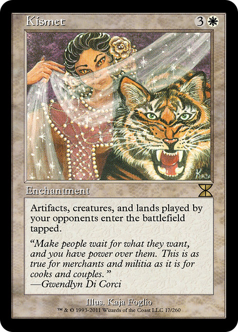 Kismet - Masters Edition IV Rare Card
