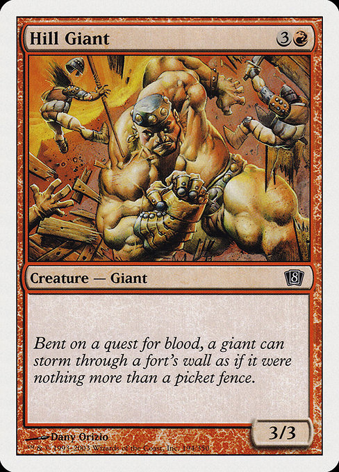 Hill Giant - Eighth Edition Common Card