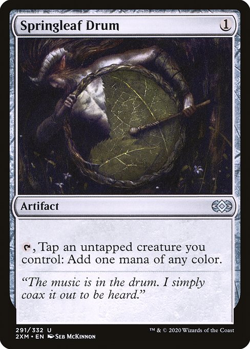 Springleaf Drum - Double Masters Uncommon Card