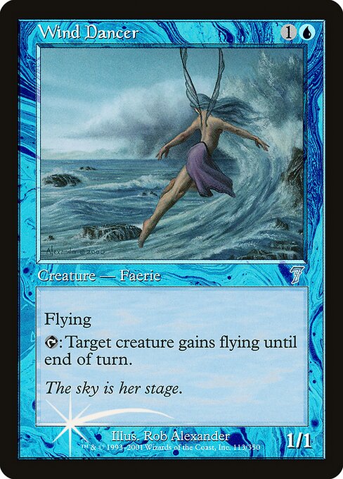 Wind Dancer - Seventh Edition Uncommon Card