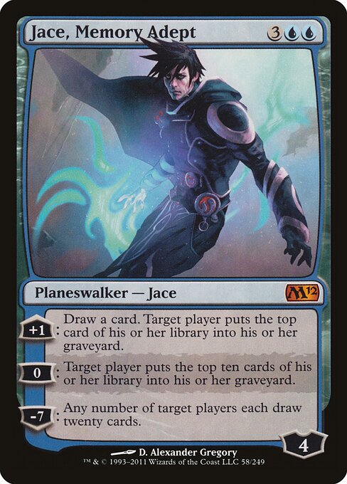 Jace, Memory Adept - Magic 2012 Mythic Card