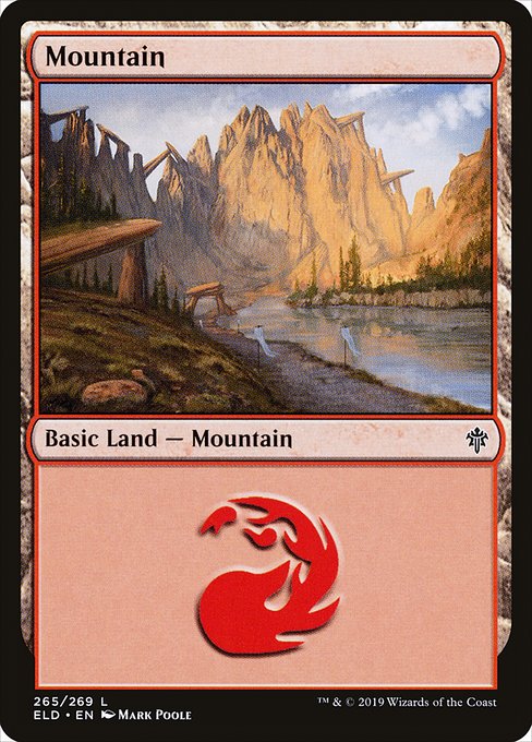 Mountain - Throne of Eldraine Common Card