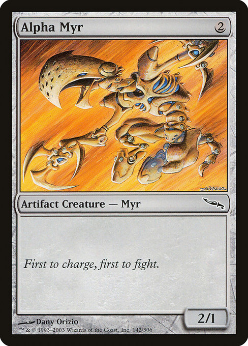 Alpha Myr - Mirrodin Common Card