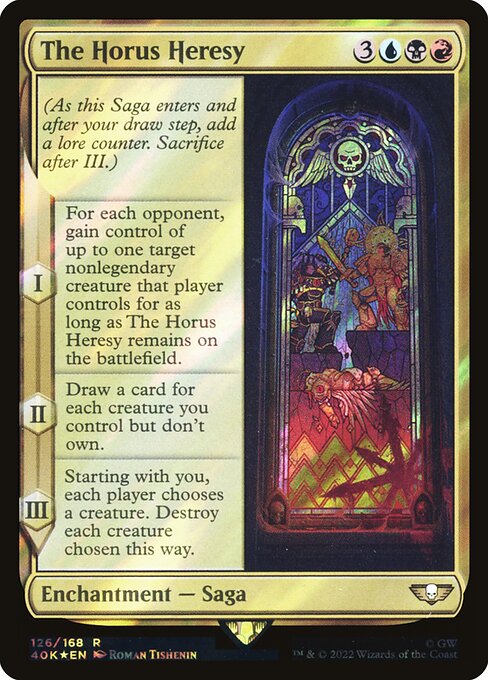 The Horus Heresy - Warhammer 40,000 Commander Rare Card