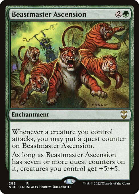 Beastmaster Ascension - New Capenna Commander Rare Card